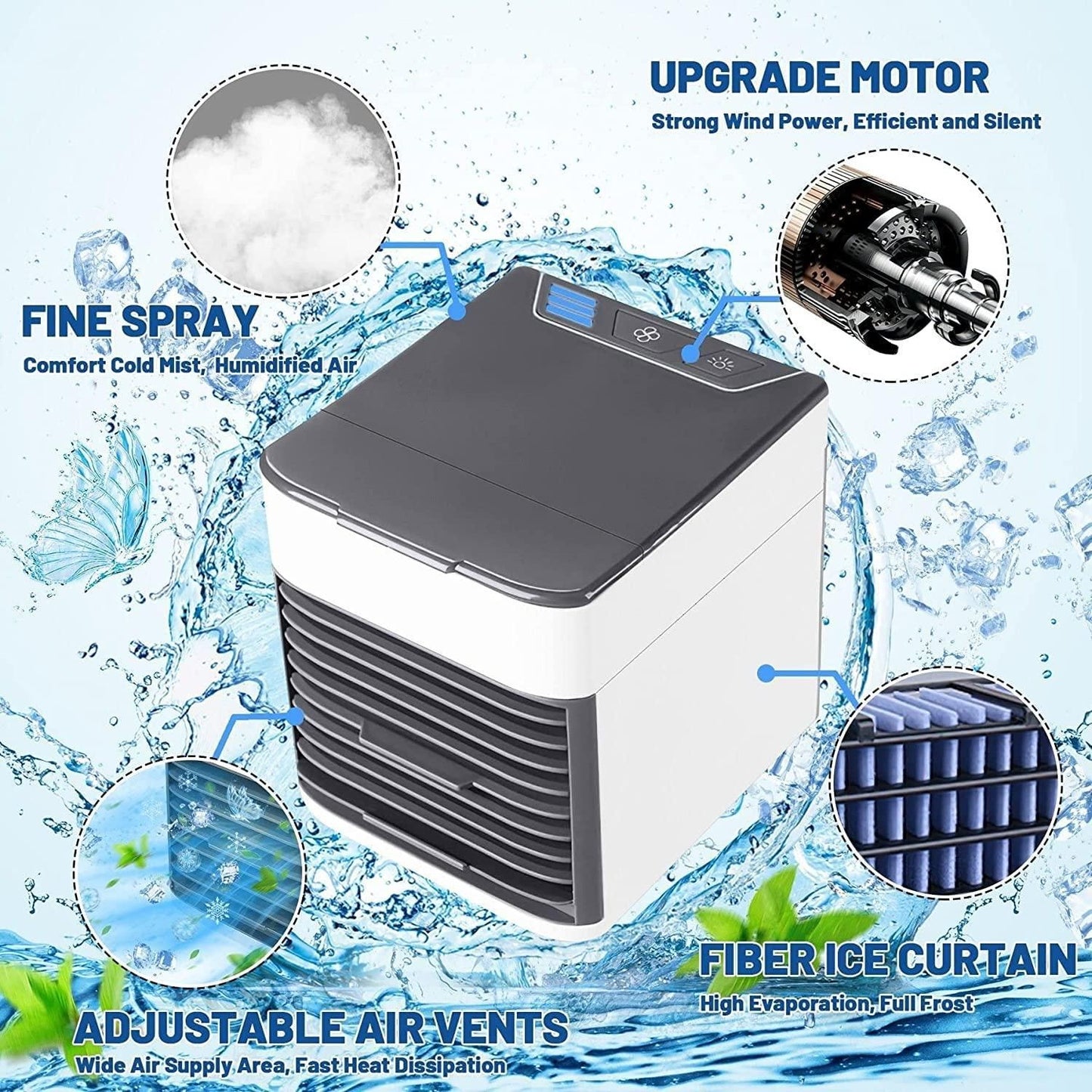 Mini Air Cooler – 3-in-1 Portable AC